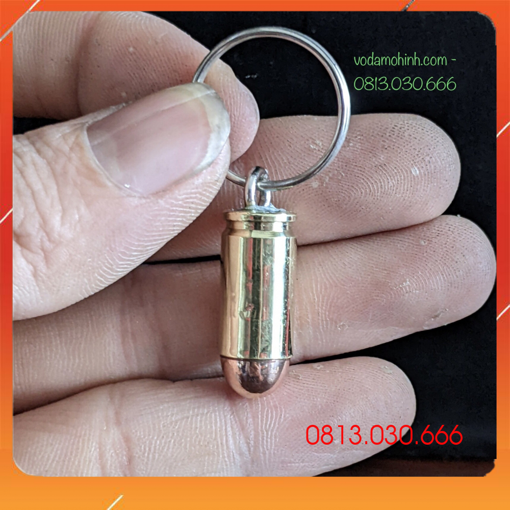 Móc khóa cattut 9mm 1 viên đồng
