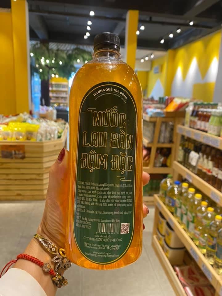 Nước Lau Sàn Quế Trà Bồng Đậm Đặc 1 Lít