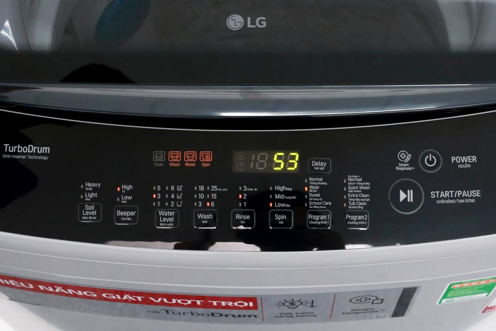 [Trả góp 0%]Máy giặt LG T2395VS2M 9.5kg Inverter