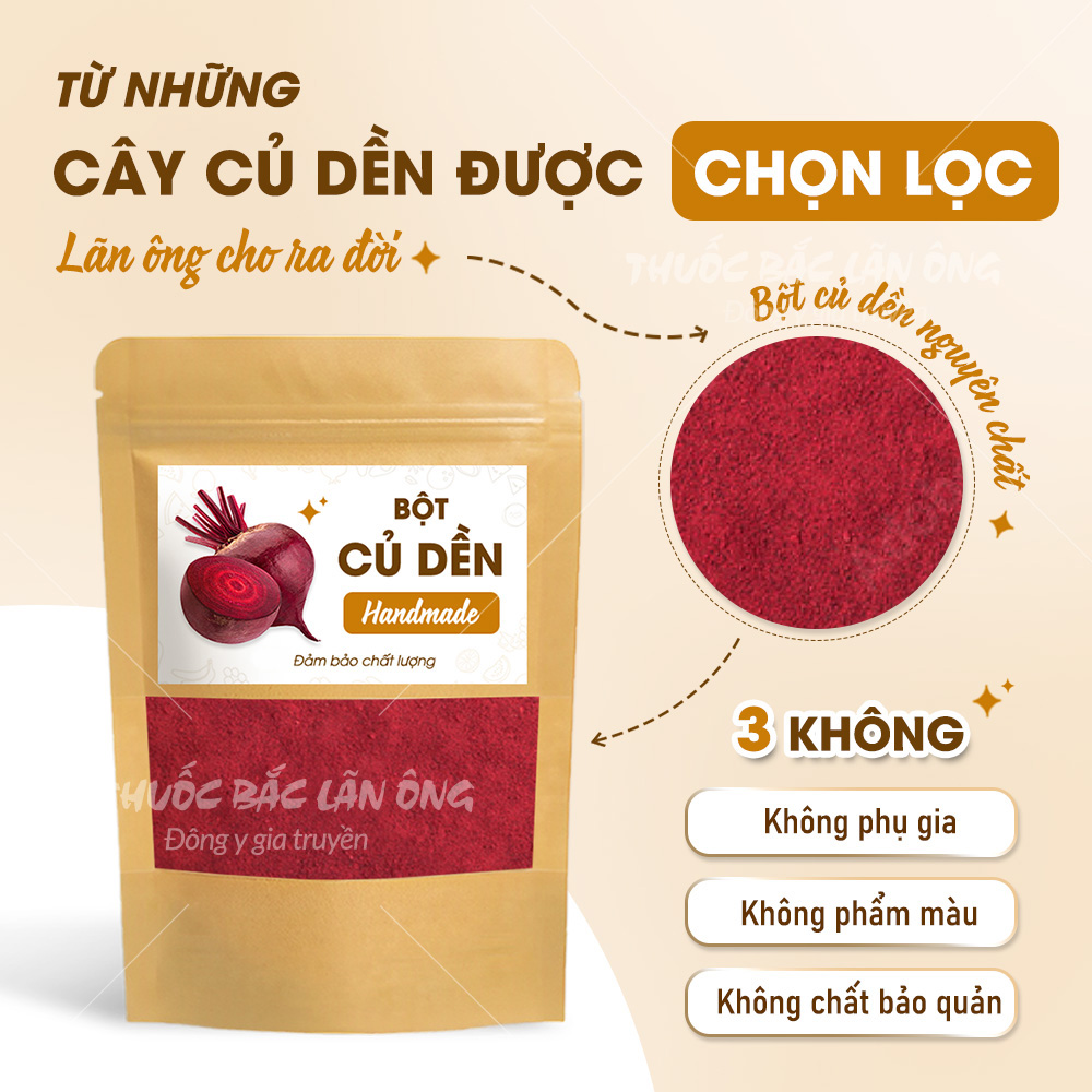Bột củ dền 500g, củ rền đỏ nguyên chất, bột rau củ ăn dặm (Bột Tạo Màu Hồng,Đỏ Nguyên Chất)