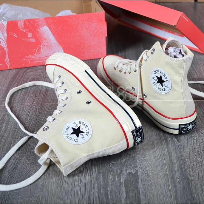 Giày Thể Thao Nam nữ Converse 1970s Cream High ( Giày converse 1970s màu kem caocổ)