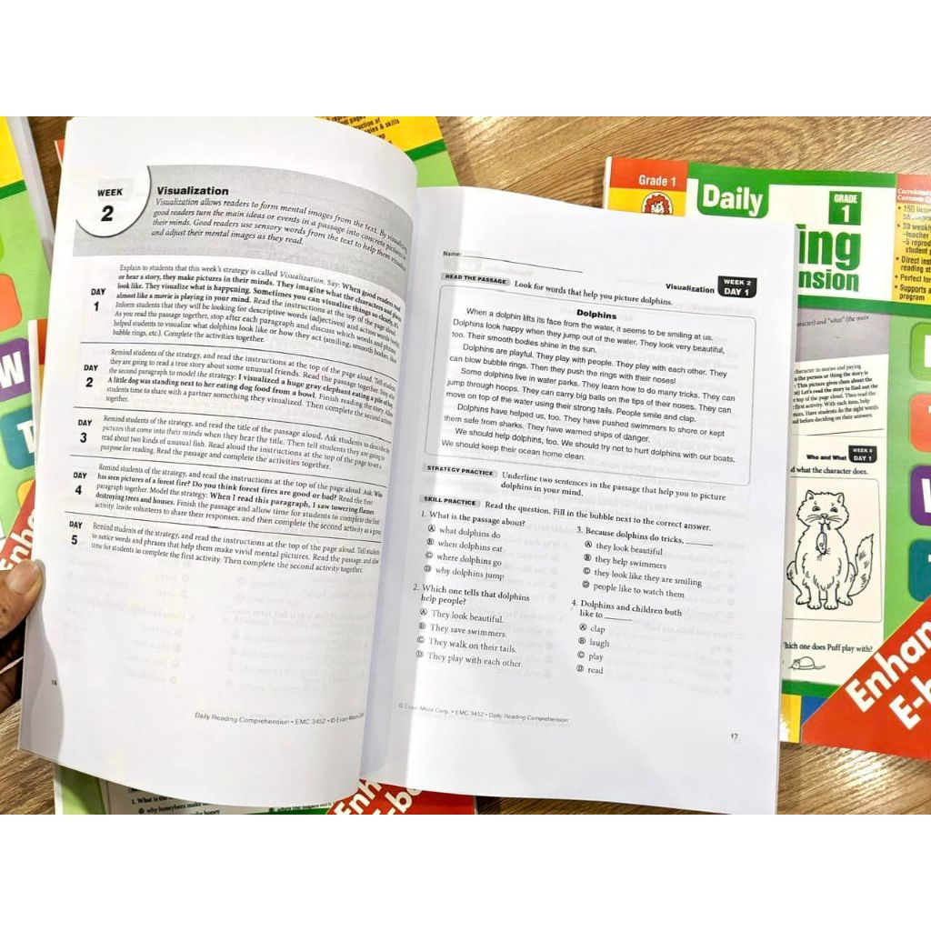 Bộ sách Daily reading comprehension Level 1-8