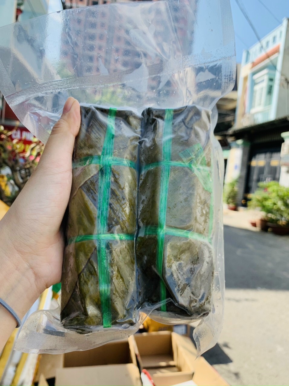Chả lụa bì ớt sim xanh 500g (2 gói)