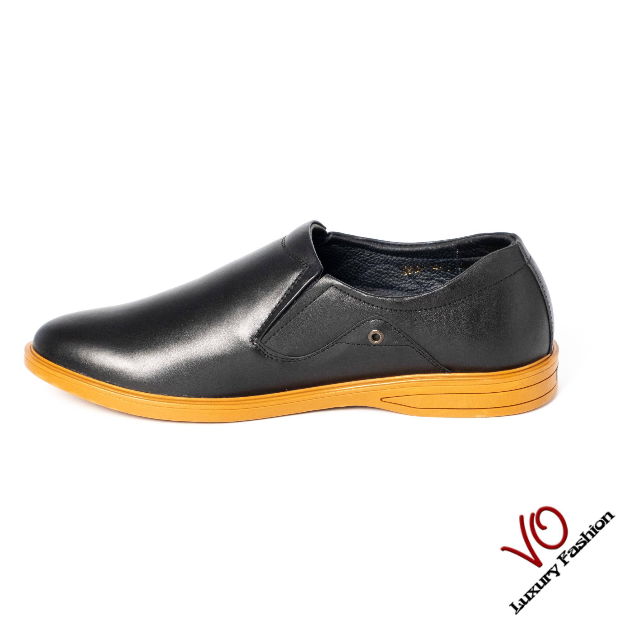 Giày mọi da bò màu đen  Giày VO  VP09.3471.1