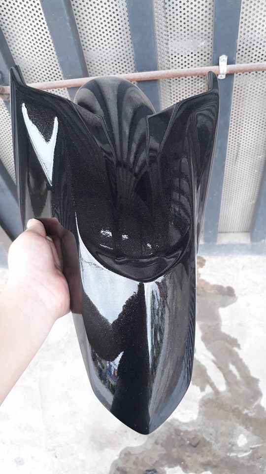 Sơn Samurai sơn xịt xe máy K159* MÀU ĐEN KIM LOẠI
