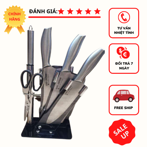 BÁO GIÁ Có Nên Làm Đảo Bếp | Shopee Lazada Sendo Tiki mới nhất 6 Bộ Dao Nhật, Bộ Dao Nhà Bếp Có Đế Cắm, Làm Từ Thép Không Gỉ Siêu Bền Giúp Công Việc Của Nội Trợ Trở Nên Nhẹ Nhàng Hơn DN000012