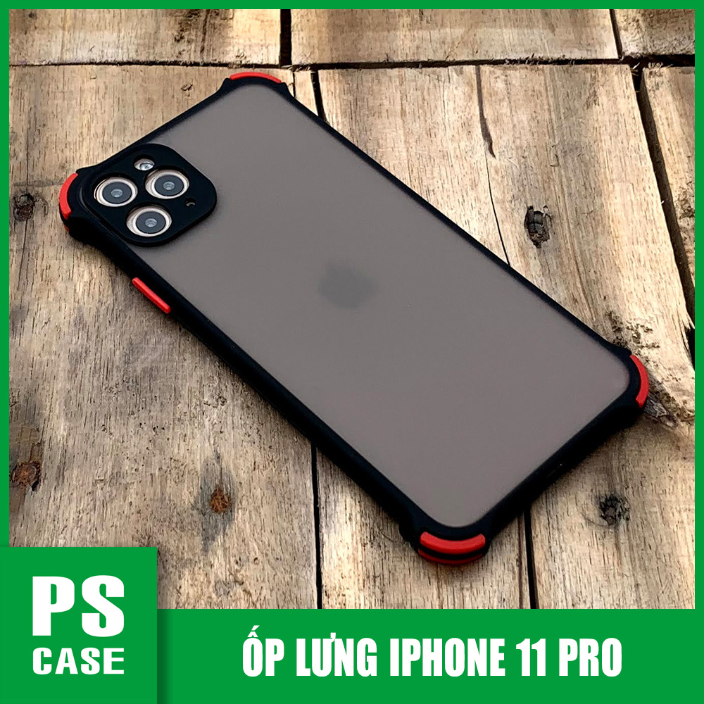 Ốp lưng chống sốc toàn phần dành cho iPhone 11 Pro - Màu Đen - PS Case Phân Phối
