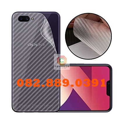 Miếng dán mặt lưng skin carbon Oppo F9