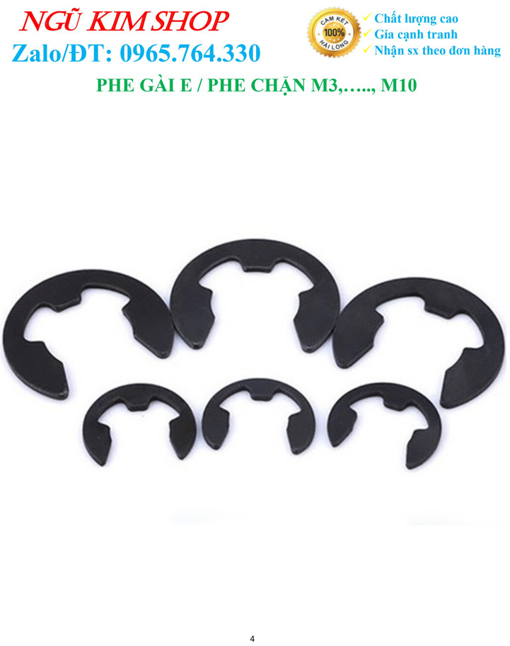 PHE GÀI CHỮ E M3 đến M15