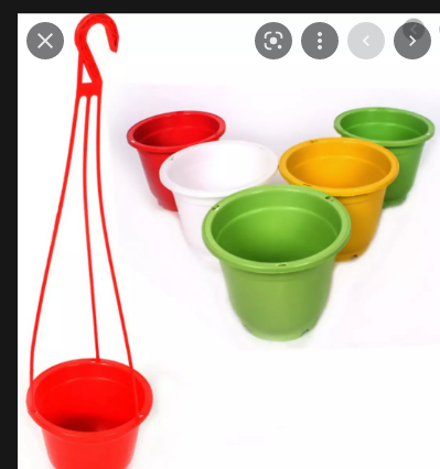 Combo 10 chiếc Chậu tròn treo nhỏ 17*13cm