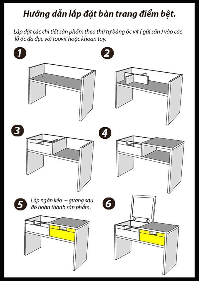 Bàn Trang Điểm Ngồi Bệt - GP69