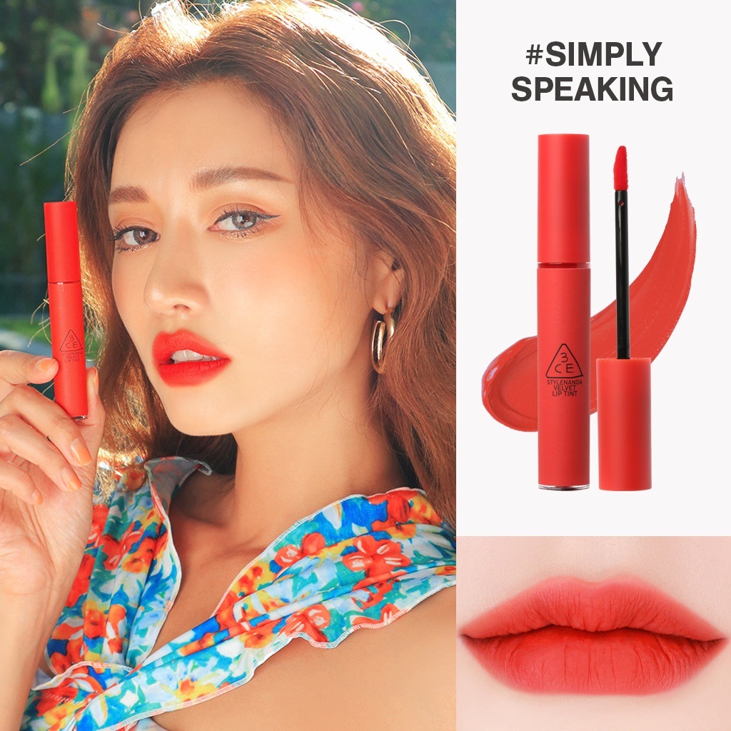 Son Kem Lì 3CE VELVET LIP TINT Mịn Màng Như Nhung 4g