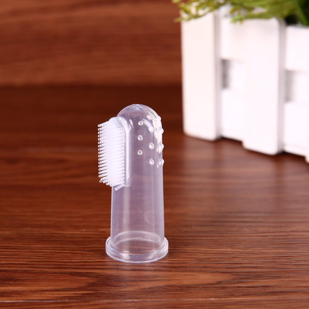 Bàn chải đánh răng xỏ ngón Silicone Phụ Kiện Long Vũ