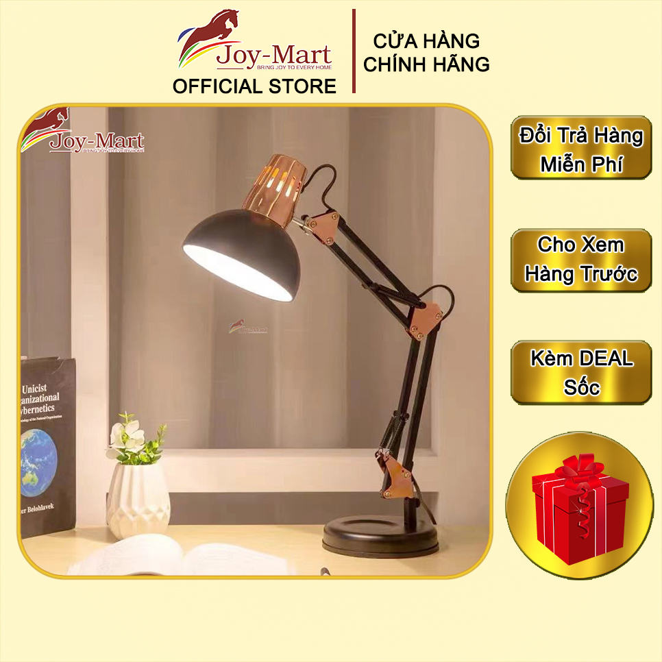 Đèn Bàn Học Pixar - JOYMART - Đèn Học Để Bàn Chống Cận Thị, Thiết Kế Hiện Đại, Kèm Bóng LED Chống Cận Chính Hãng, Bảo hành 2 Năm MB821