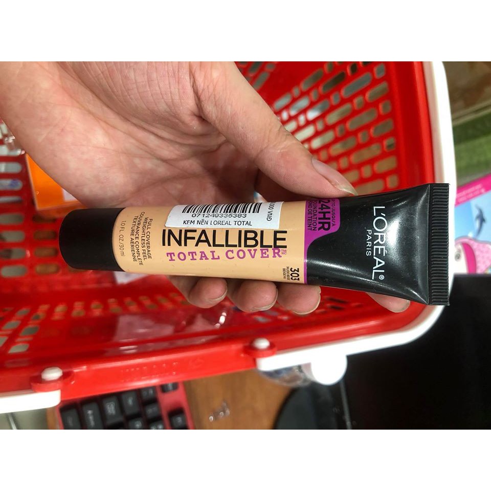 Kem Nền L'Oreal Infallible Total Cover 24Hr Foundation