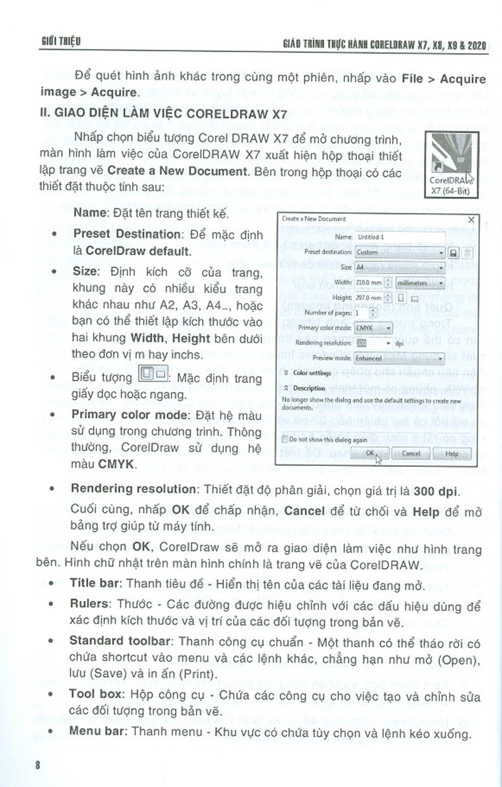 Giáo Trình Thực Hành Coreldraw X7, X8,X9 & 2020