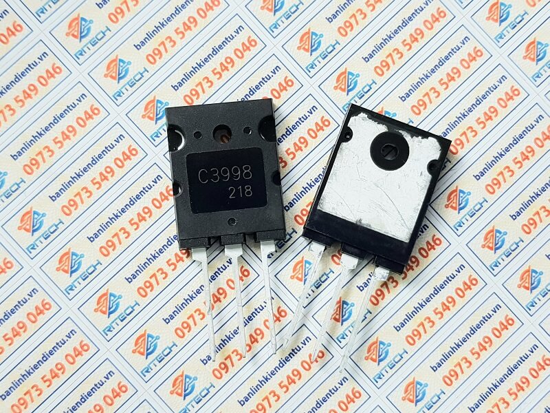 [Combo 2 chiếc] C3998 2SC3998 Transistor NPN 25A 1500V TO-3PL