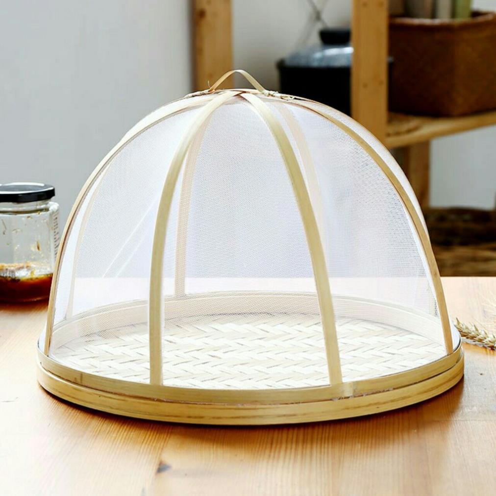 Lồng bàn bảo quản thức ăn từ mây tre đan