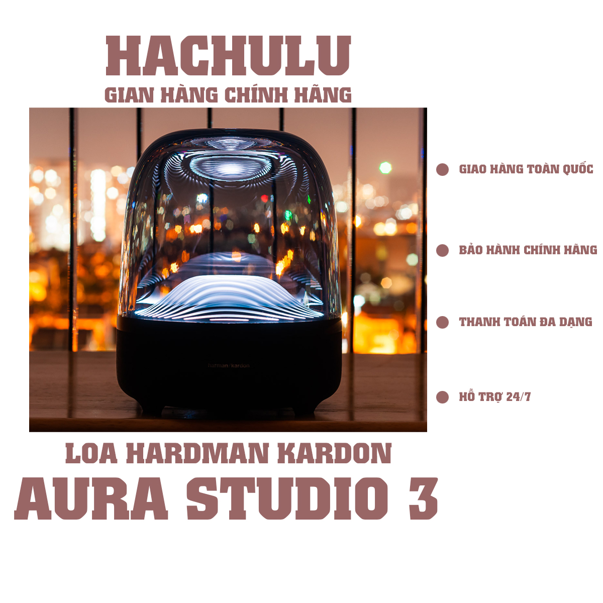 Loa Harman Kardon Aura Studio 3 (Hàng Chính Hãng)