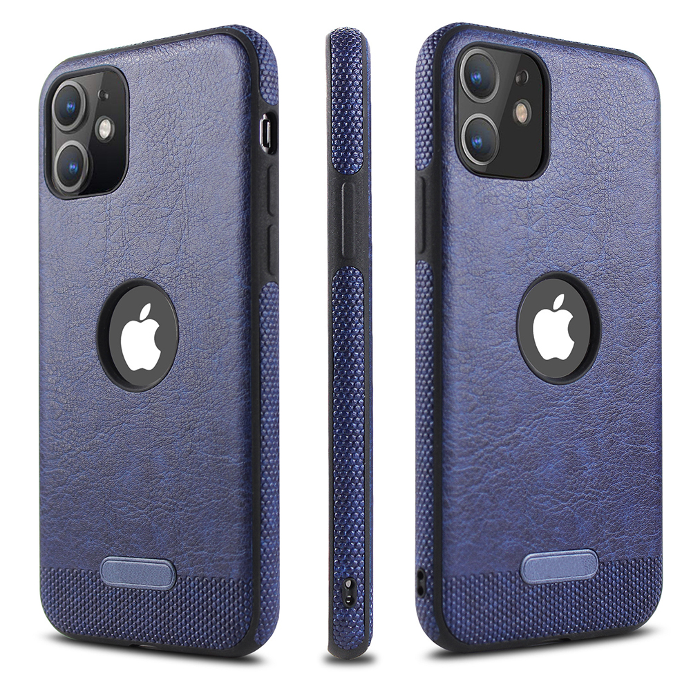 Ốp lưng da cho iPhone 11, 11Pro, 11Pro Max có hở logo mặt lưng