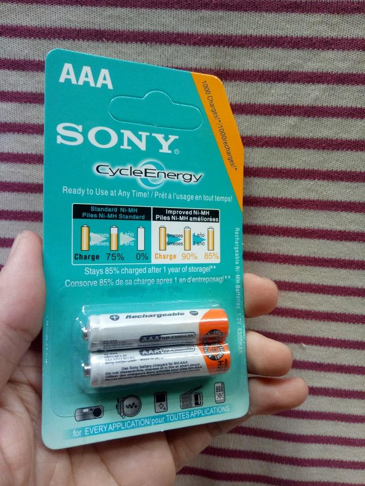 Pin Sony 3A 4600 mAh Sạc Được