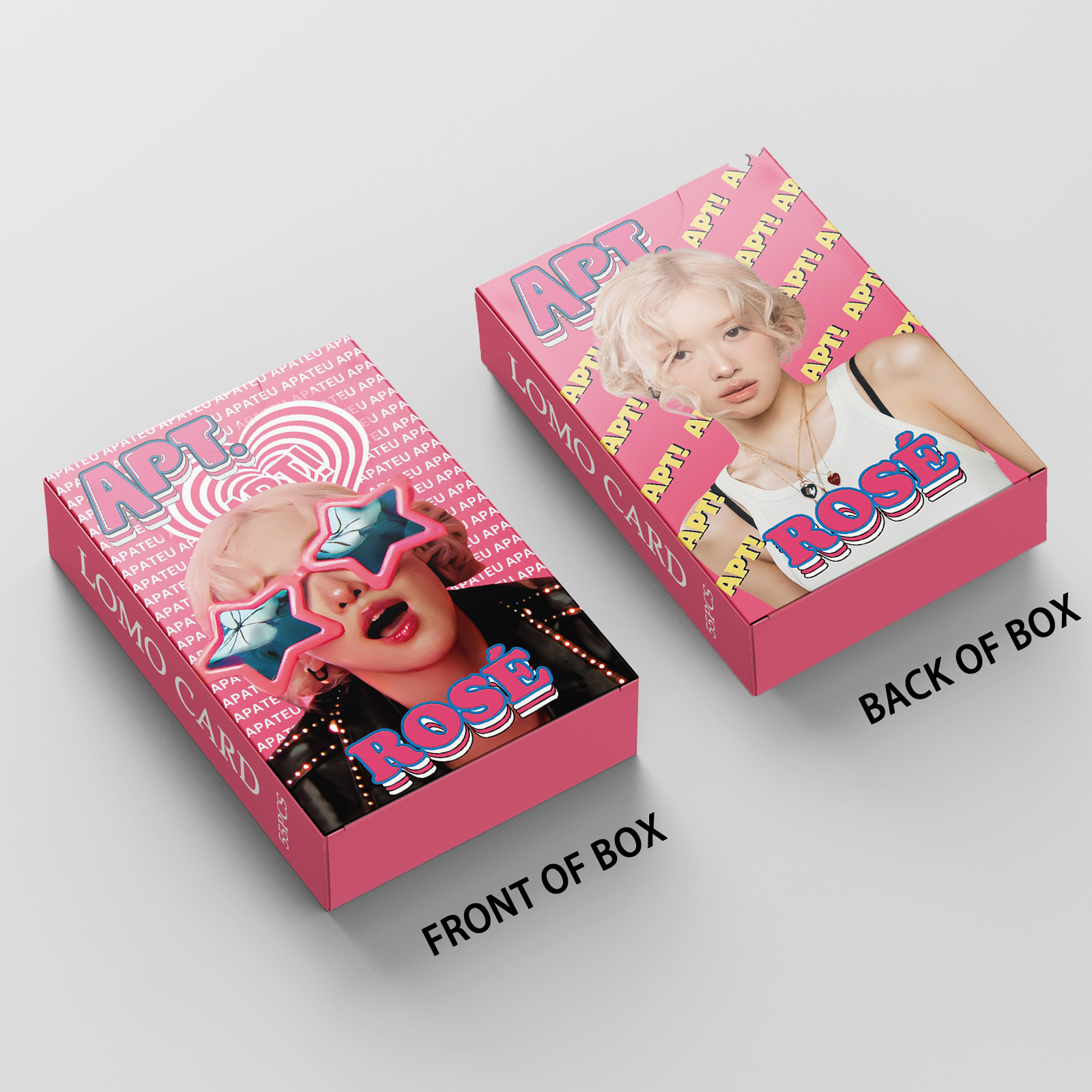 Set 55 lomo card Blackpink Rose- APT 2024