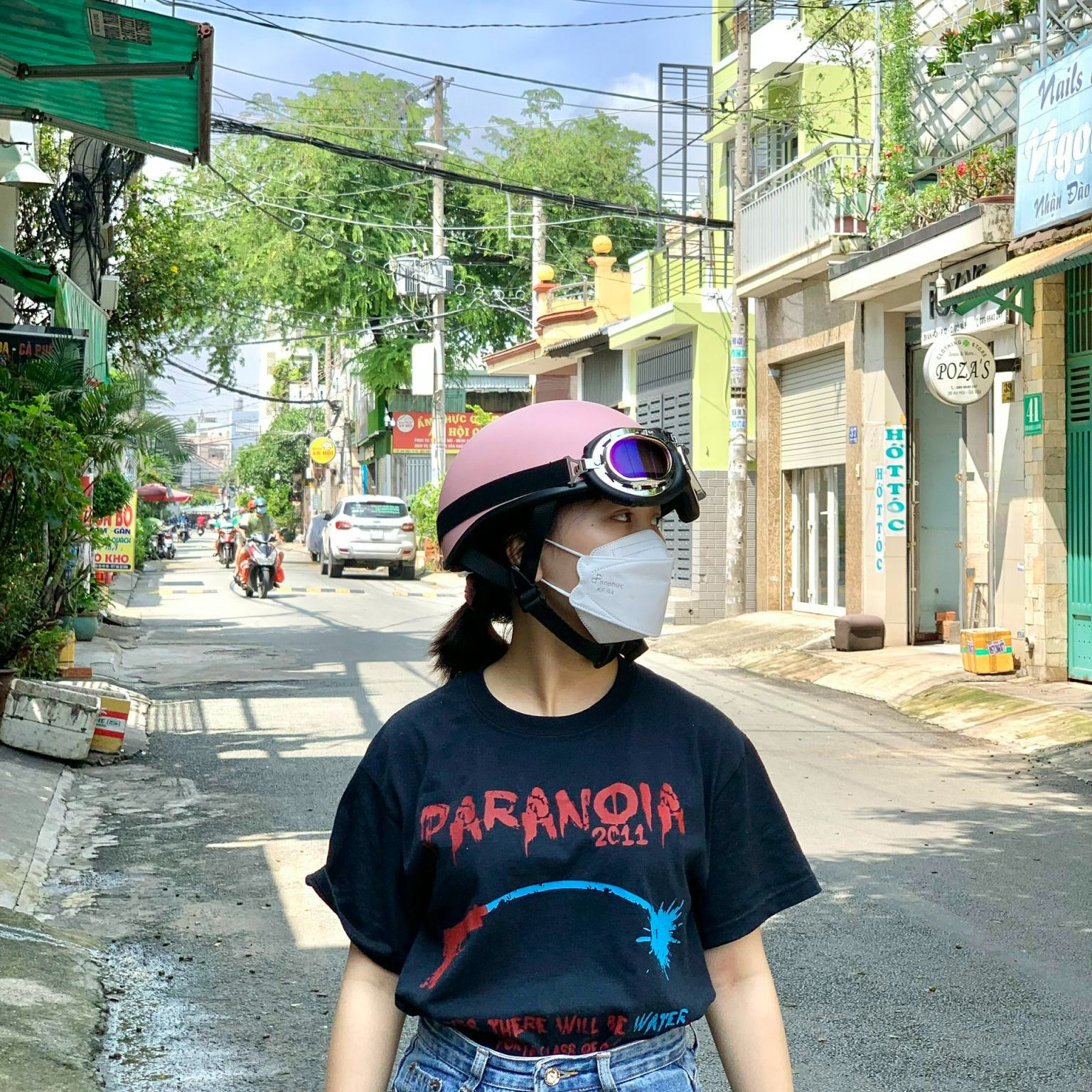 Kính Phi Công Gắn Nón Bảo Hiểm - Loại Bảy Màu