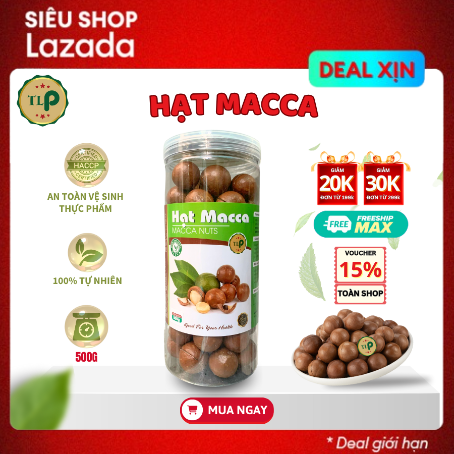 Hạt macca tân lộc phát - hũ 500g