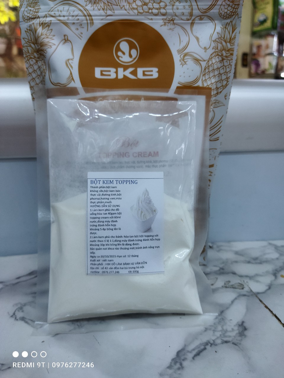 BỘT KEM TOPPING BKB