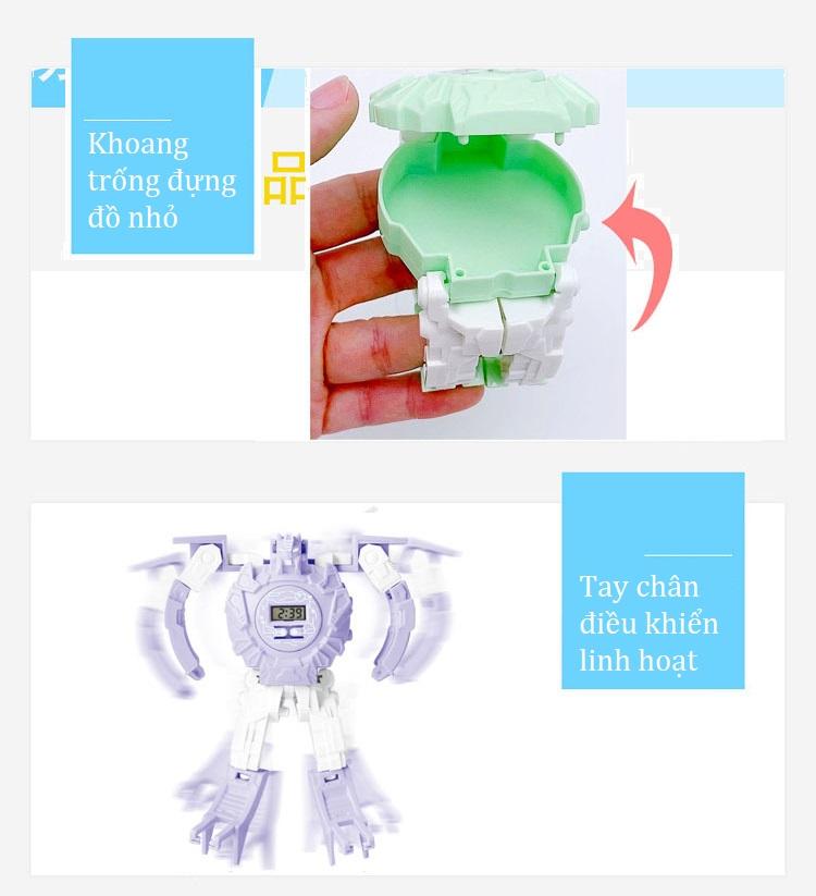 [HCM]Đồng hồ biến hình robot siêu nhân