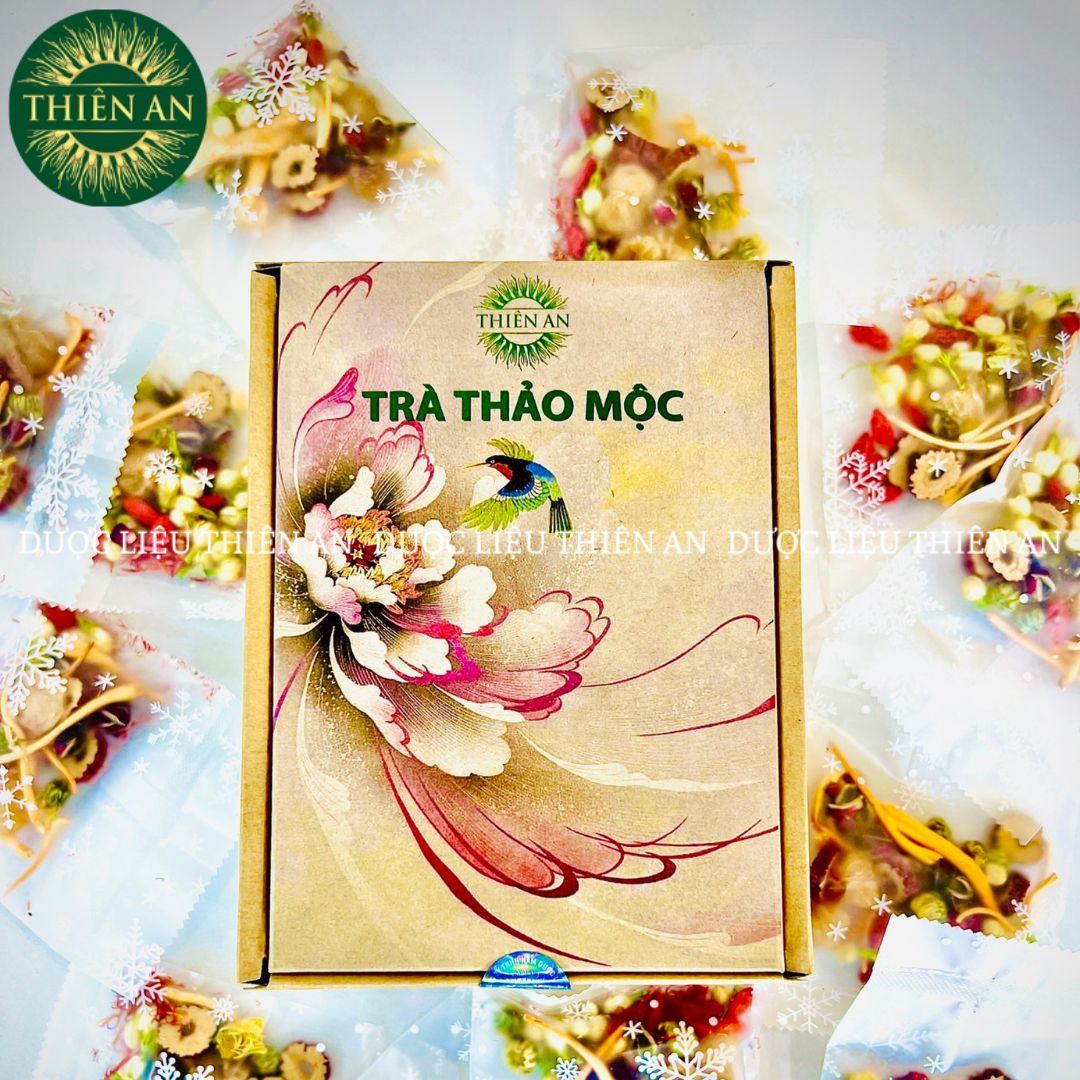Trà dưỡng nhan thảo mộc thiên an thành phần hoàn toàn tự nhiên