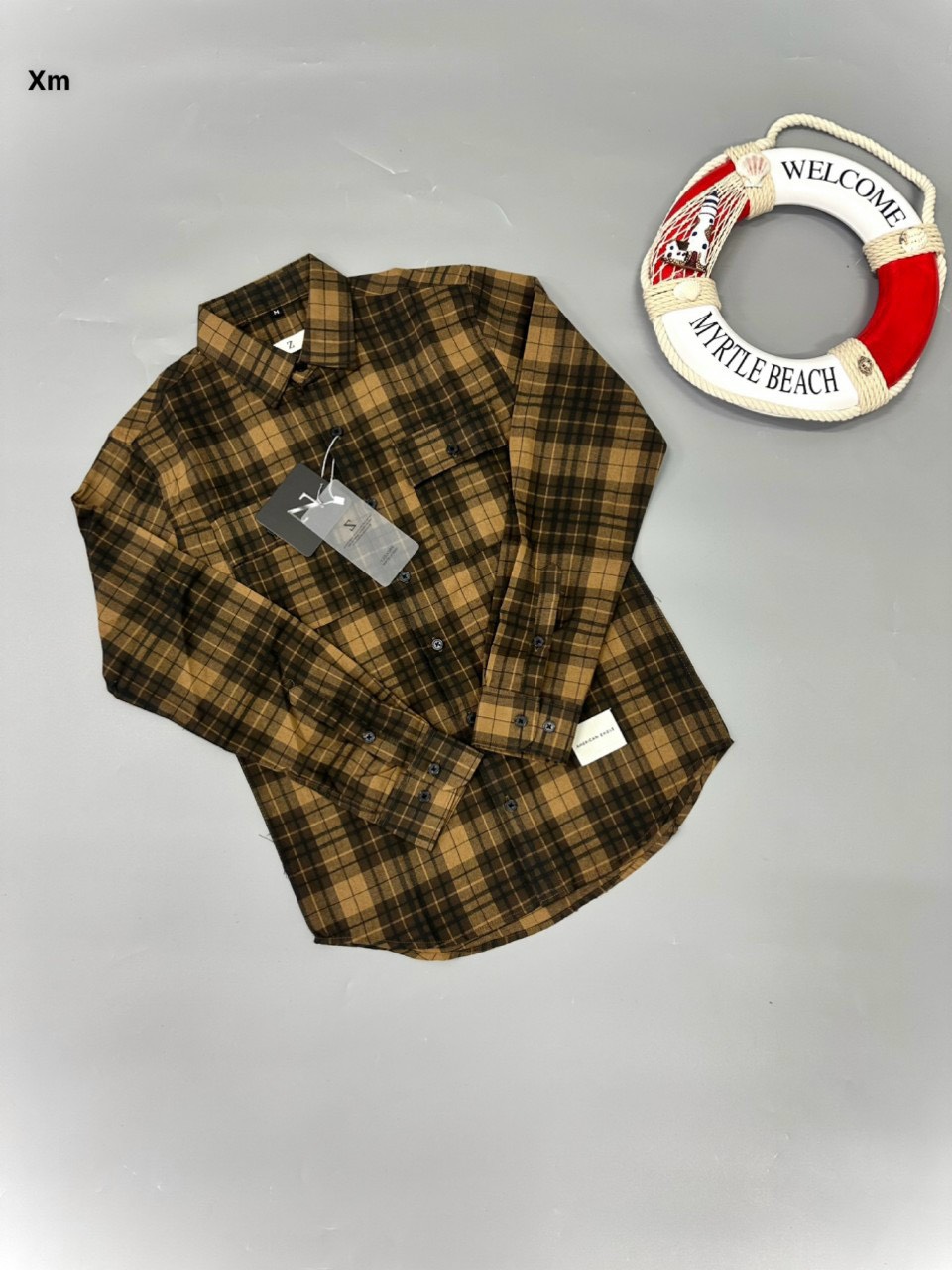 Áo sơ mi nam tay dài - kẻ sọc caro