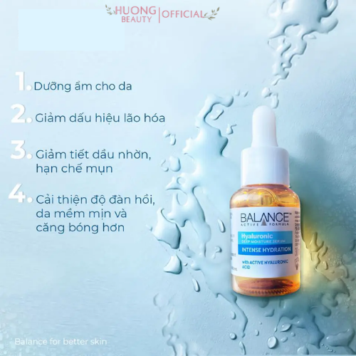 Serum Cấp Nước Dưỡng Ẩm Balance Active Formula /Hyaluronic Deep Moisturizing 30ml
