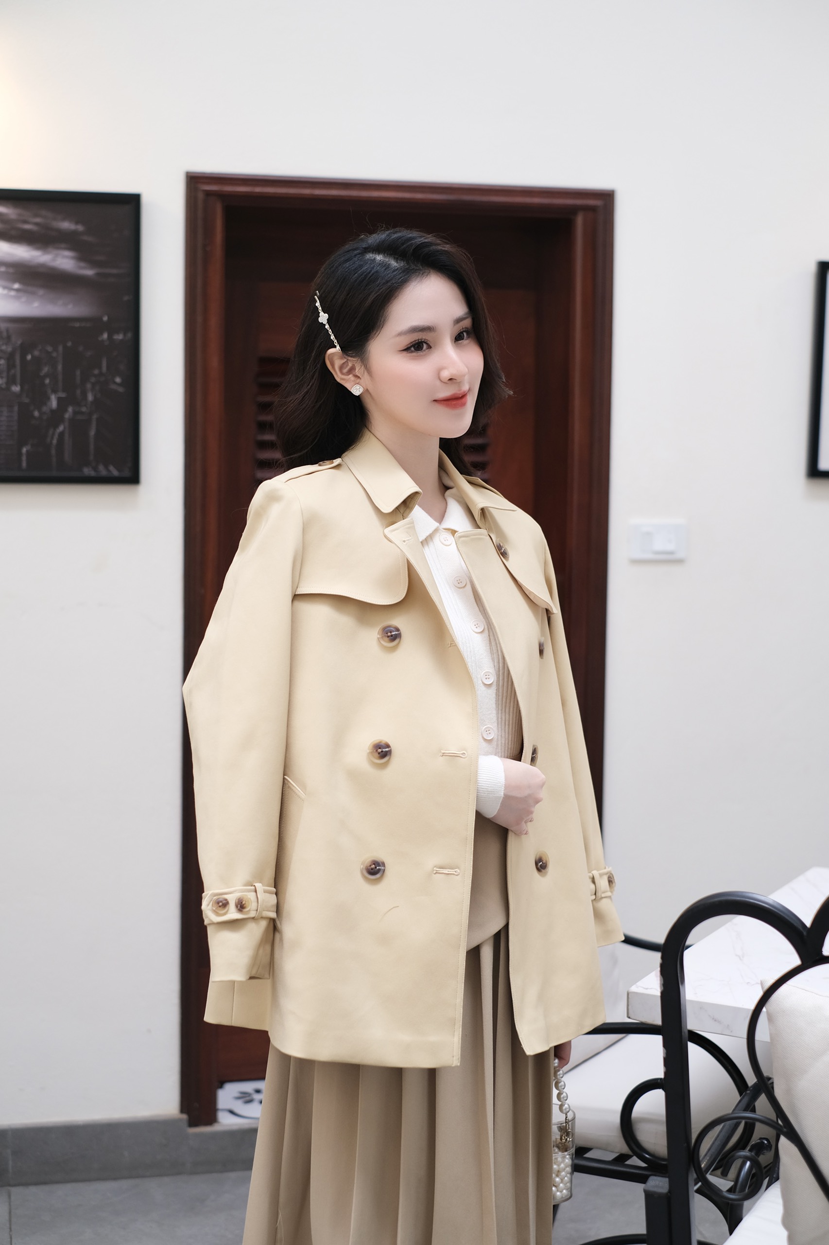 BEAUTEBYV - Áo Trench Coat 2022