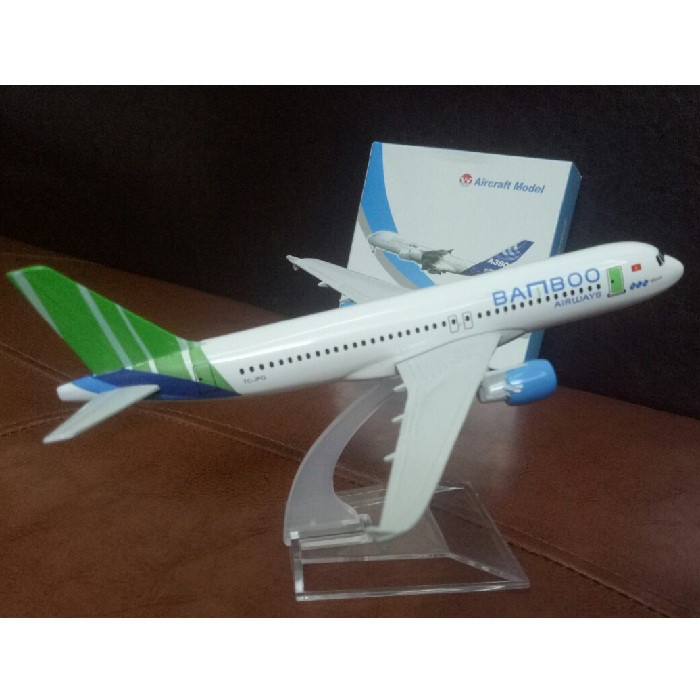 Mô hình máy bay Bamboo Airways 16cm