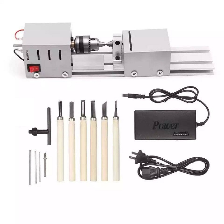 Máy tiện gỗ mini - Máy đánh bóng gỗ chất lượng cao