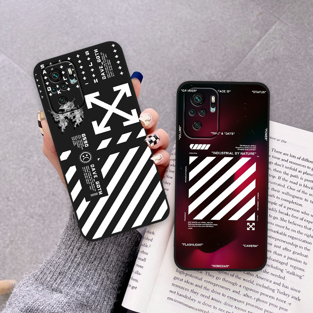Ốp lưng Xiaomi Redmi Note 10 / Redmi Note 10S / Note 10 5G / Note 10 Pro in hình nikee, off whitee thời trang