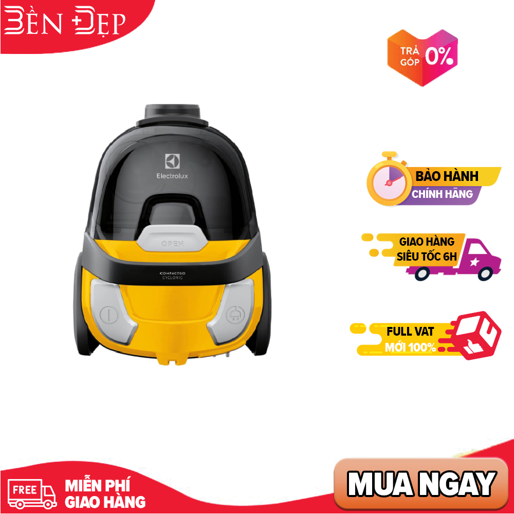 Máy Hút Bụi Electrolux Z1230 1600W (Giá áp dụng giao tại HN, HCM& các tỉnh liên hệ shop)