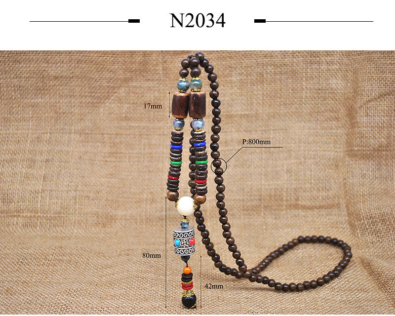 Vòng cổ chuỗi hạt phụ kiện Boho Vintage