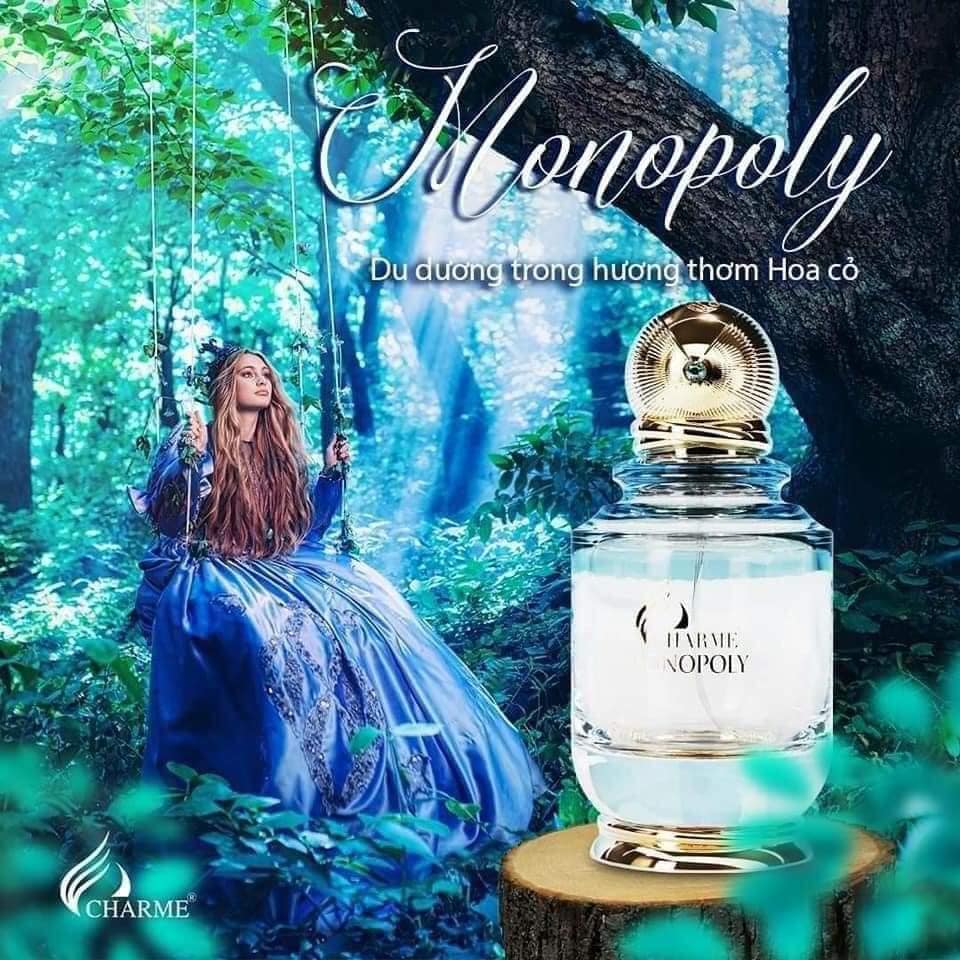[CHÍNH HÃNG] Nước Hoa Nữ C H A R M E Monopoly 100ml - mẫu mới 2021