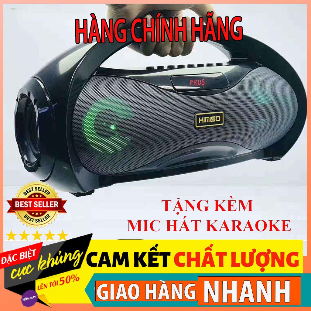 [TẶNG KÈM MÍC HÁT ] Loa karaoke bluetooth Kimiso KM-S2 Tặng Kèm Mic Hát