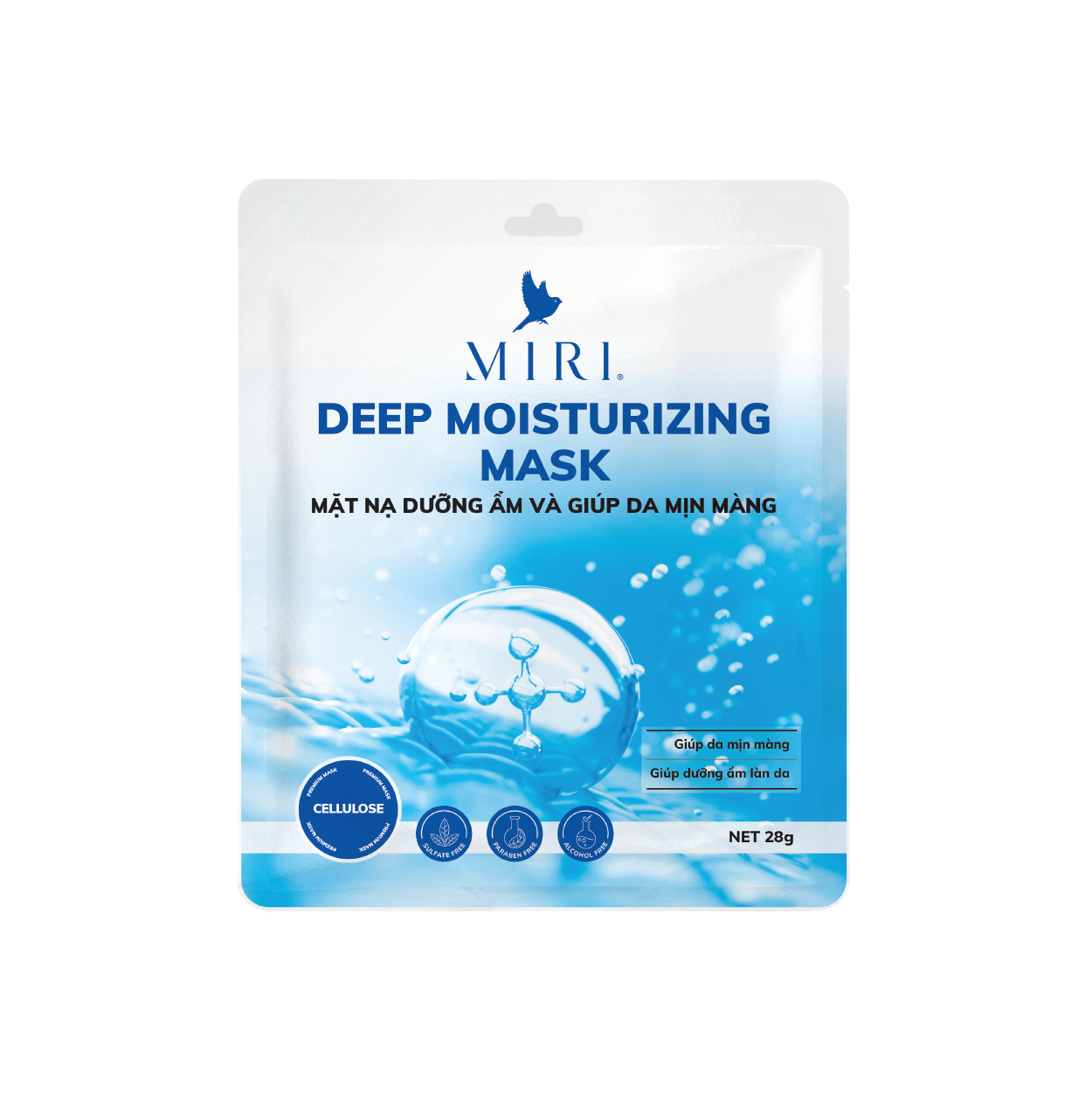 Mặt Nạ Dưỡng Ẩm Và Giúp Da Mịn Màng - Deep Moisturizing Mask MIRI (28gr)