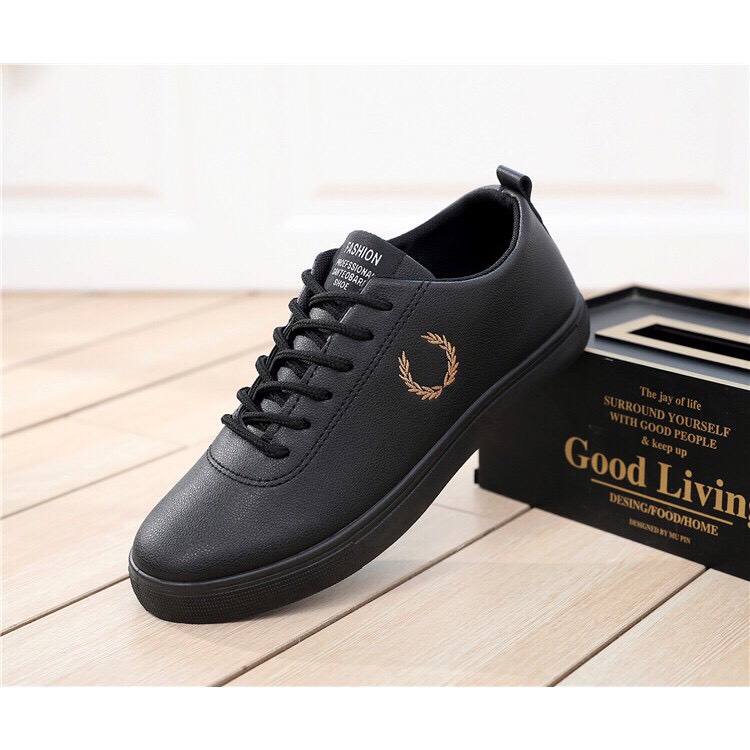 Giày thể thao nam - giày snakers thêu logo Bông Lúa