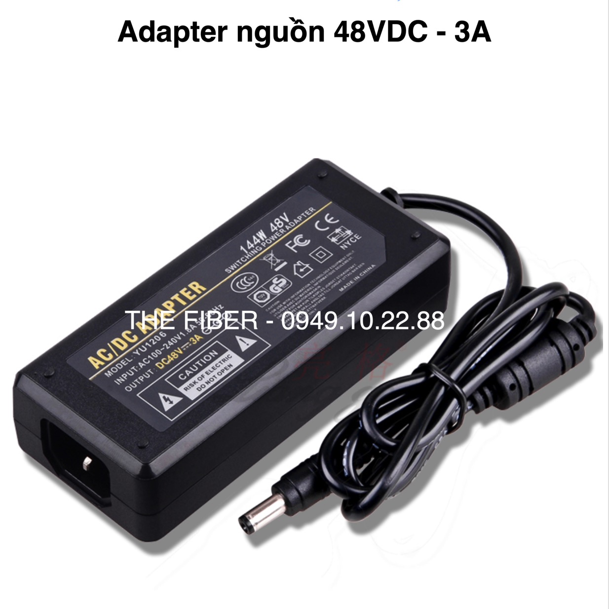 Bộ đổi nguồn AC220V sang DC 48V 3A 144W - POE