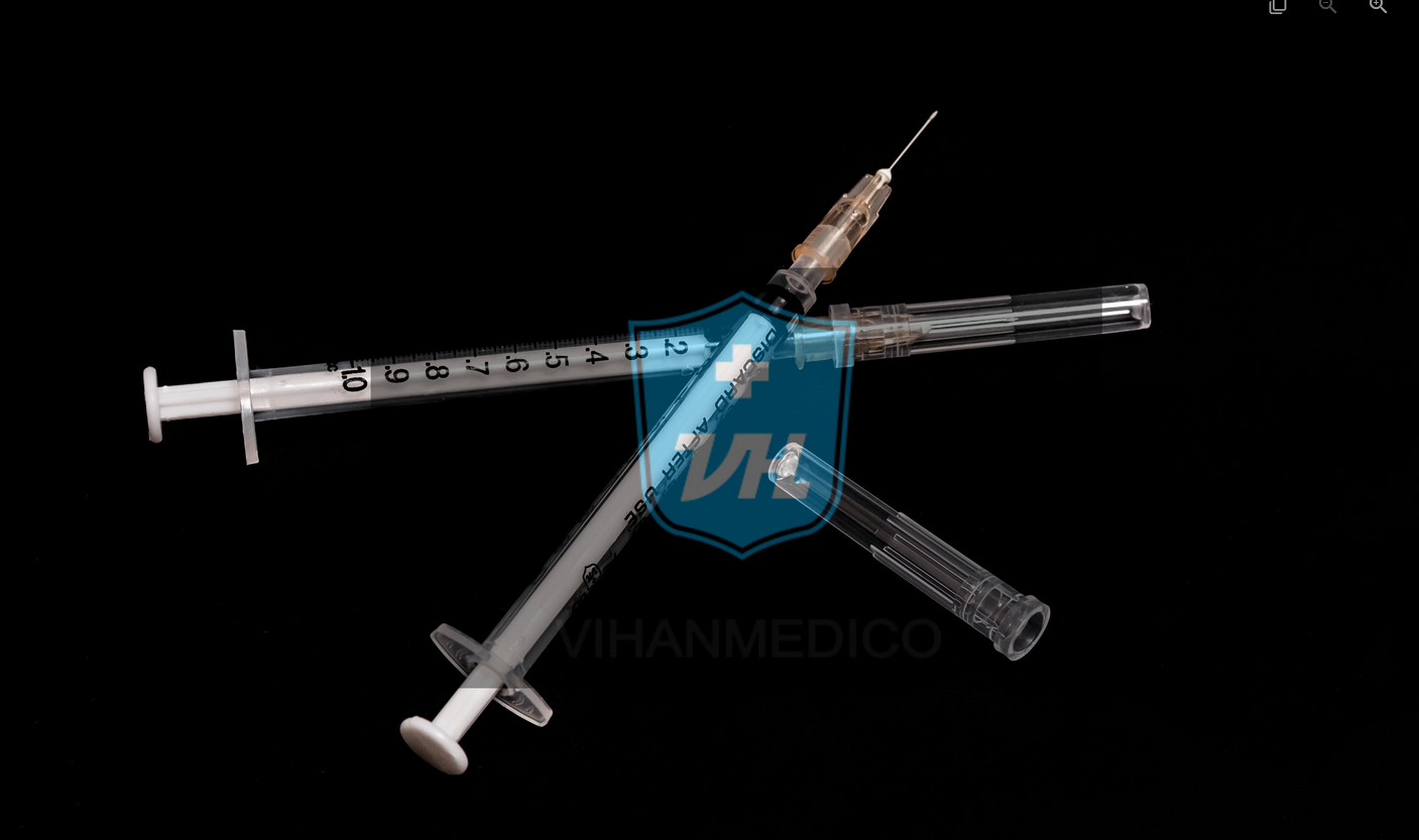 [Hộp 100] Bơm Tiêm 1ml VINAHANKOOK Đầu Kim 26G