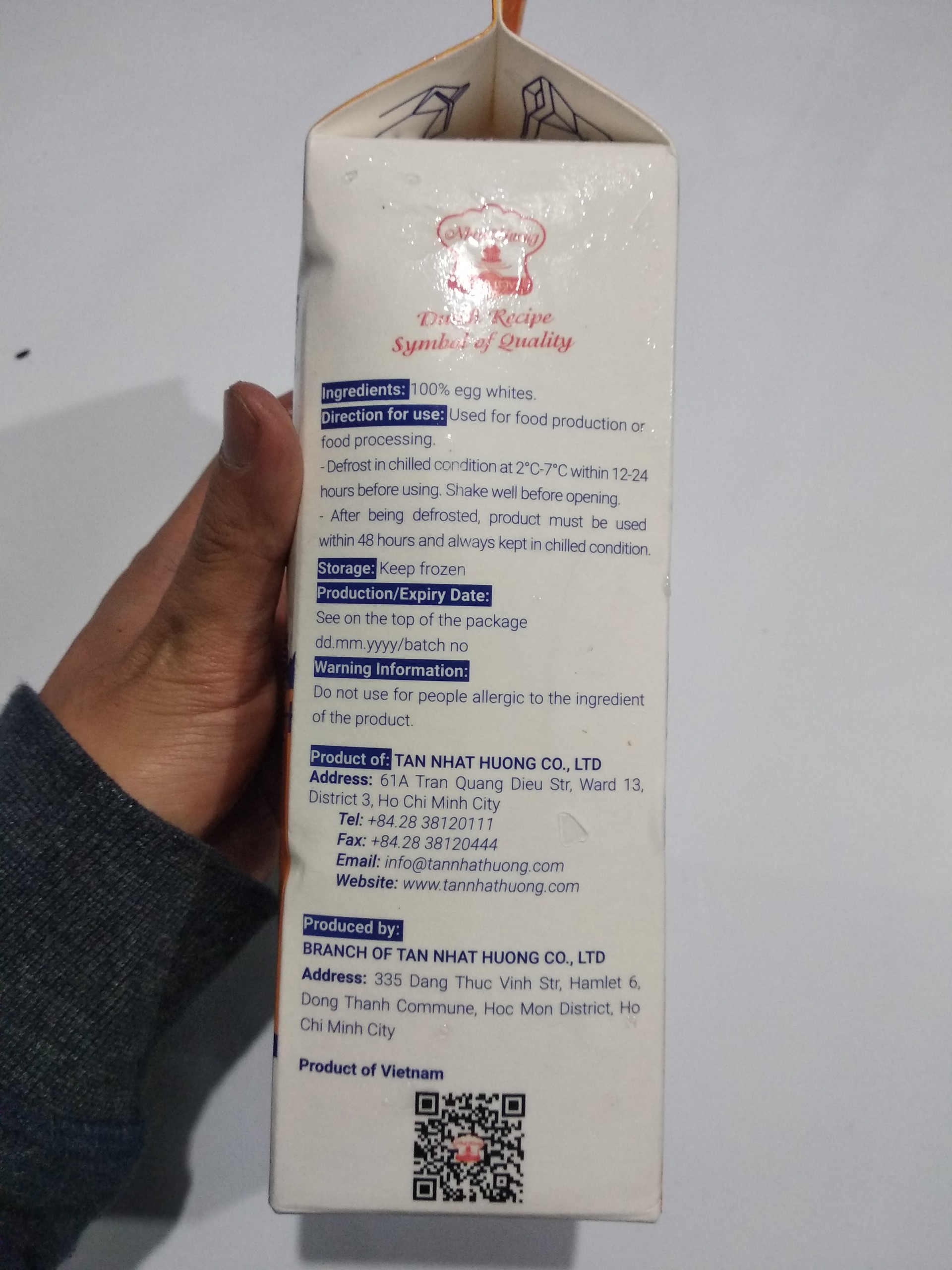 (CHỈ GIAO MIỀN BẮC+KO GIAO MIỀN TRUNG +MIỀN NAM)(Hàng loại 1)Lòng Trắng Trứng Thanh Trùng 1kg