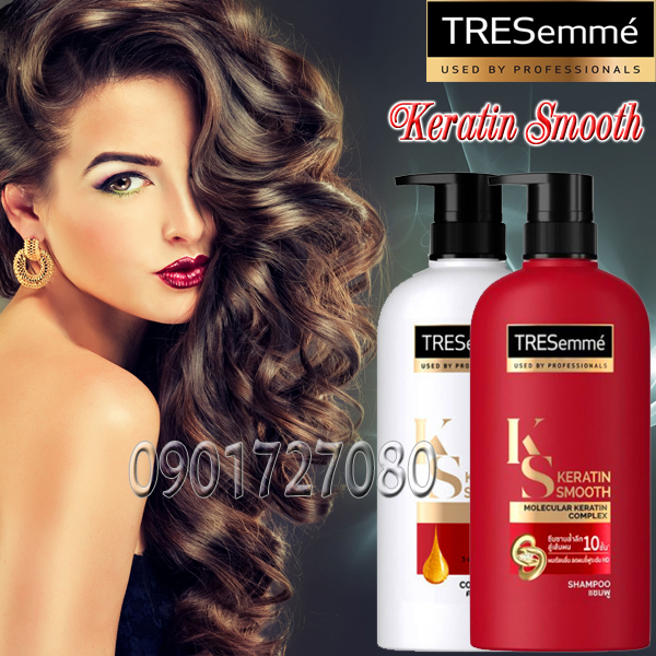 Dầu gội, xả Tresemme Keratin Smooth 450ml - Thái Lan