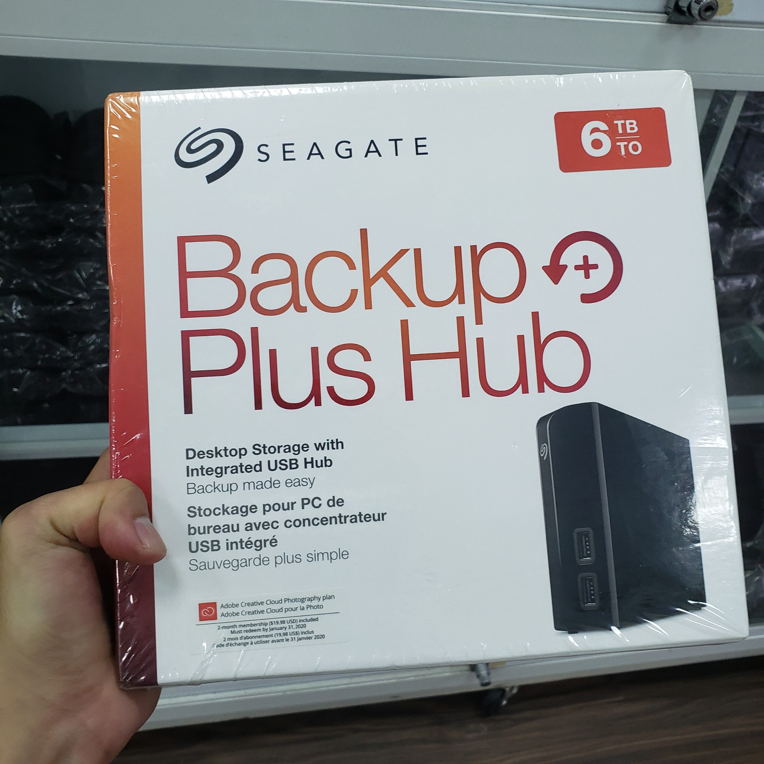 [HCM]Ổ Cứng Di Động Seagate Backup Plus Hub 6TB - KCD