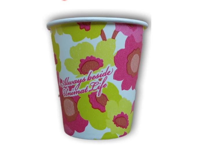 Combo 100 ly giấy (Cốc Giấy) Hàn Quốc 7OZ 250ML ( Flower )