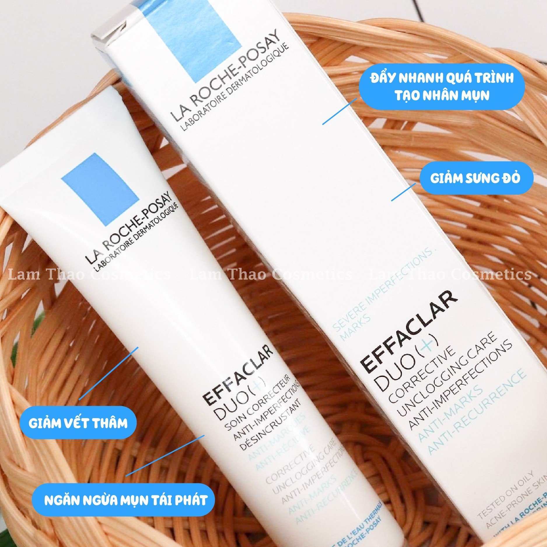 Kem Dưỡng La Roche-Posay Effaclar Duo (+)